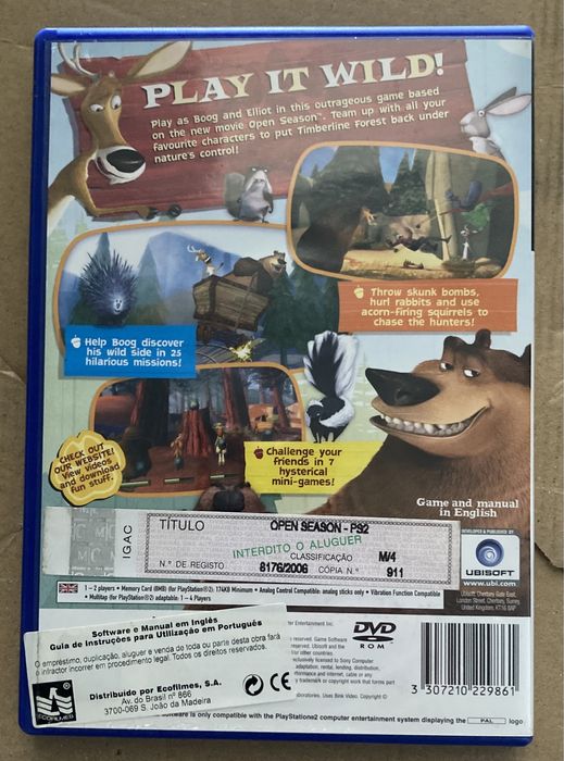Jogo para ps2 Open Season