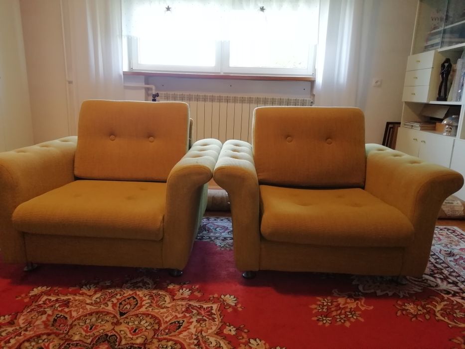 Kanapa +fotele PRL lata 80