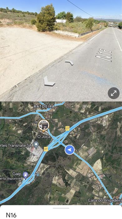 Terreno nó A25 para construção