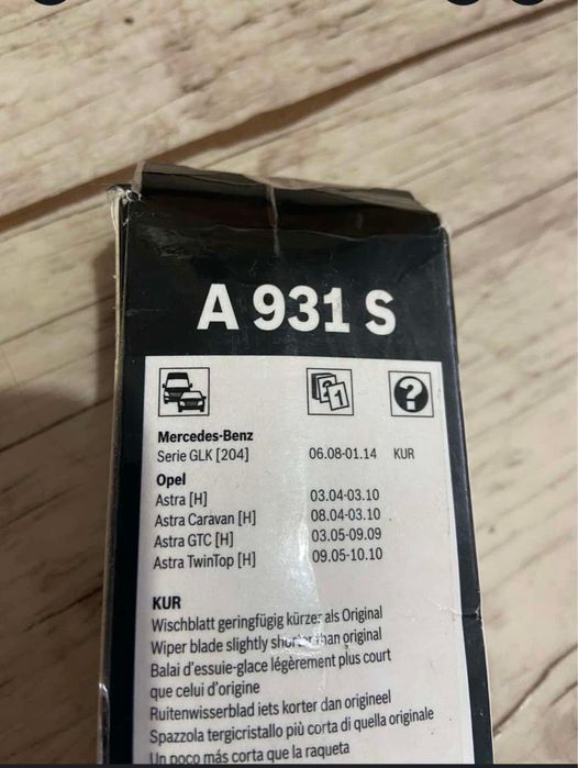 Wycieraczki samochodowe Bosch 550/450 mm Opel,Mercedes…