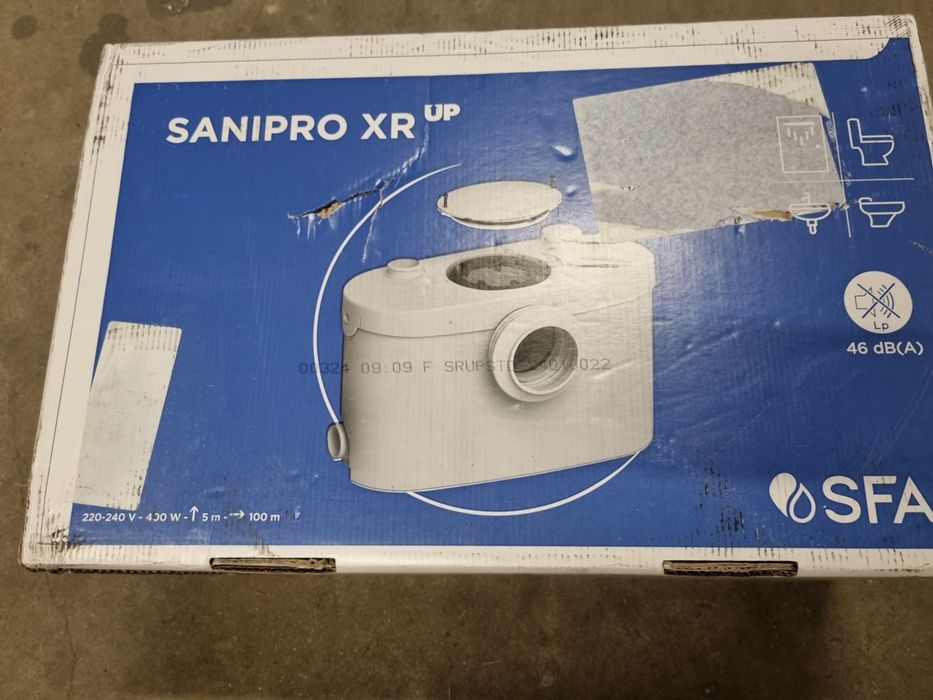 Sanipro XR  Pompa wody z rozdrabnaczem