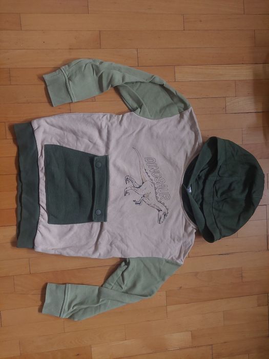 Bluza z kapturem 134 dinozaur