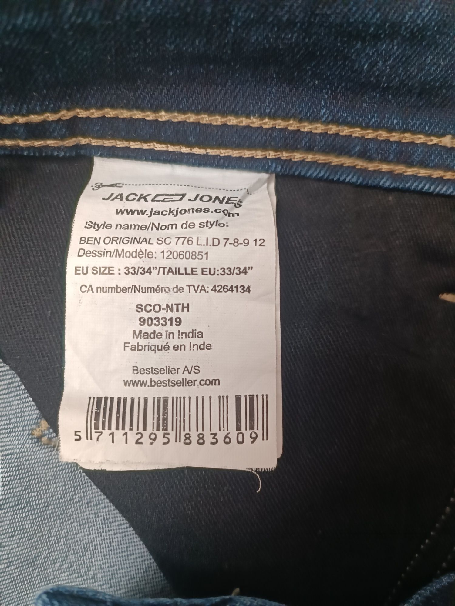 Чоловічі джинси Jack&Jones 33/34