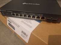 Switch zarządzalny PoE+ TP-LINK SG2210XMP-M2 z uchwytami do rack