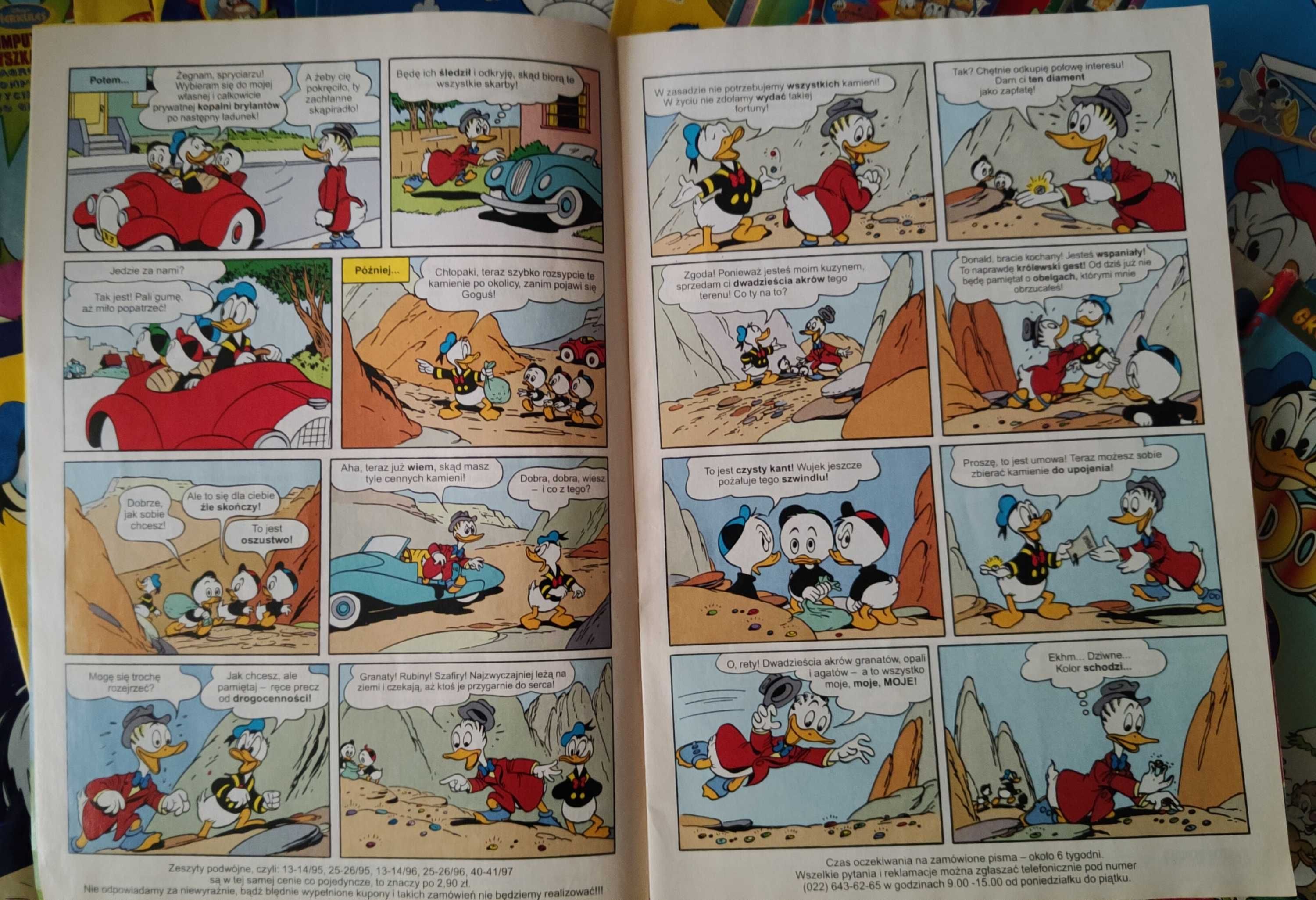 Komiksy Kaczor Donald 1991/1999 rok