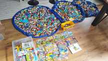 MEGA LEGO MIX 22 kg dla Dziewczynek + instrukcje, figurki