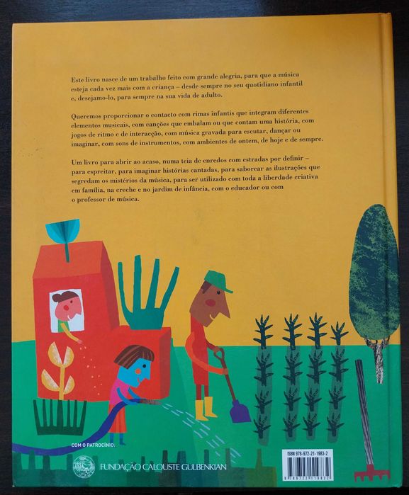 livro + cd: “Sementes de música – Para bebés e crianças”