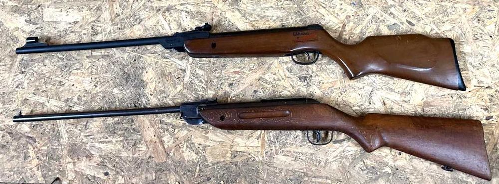 Carabinas de ar comprimido das marcas Norica, e Expo