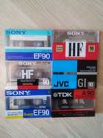 Аудиокассеты Sony, JVC, TDK, TOSHIBA