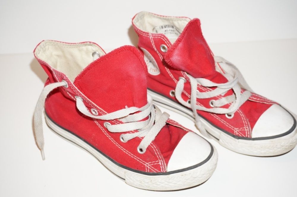 Converse All Star - czerwone trampki, rozm. 32, wkładka 19,5 cm