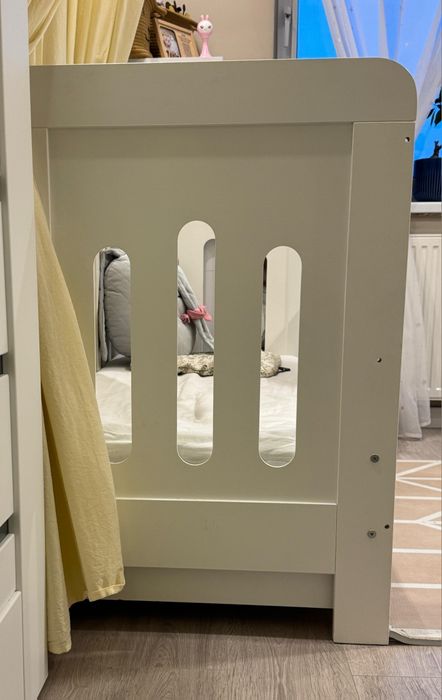 Łóżeczko z szufladą Zuza 120x60 + Materac Fiki Miki