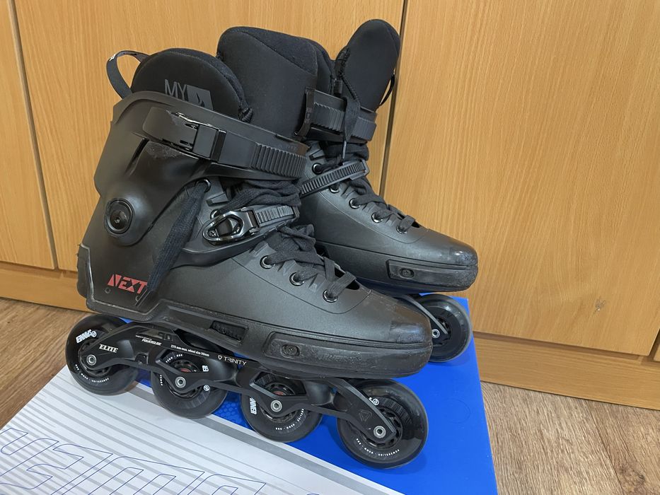 Роликові ковзани POWERSLIDE NEXT CORE BLACK 80 розмір 48-49