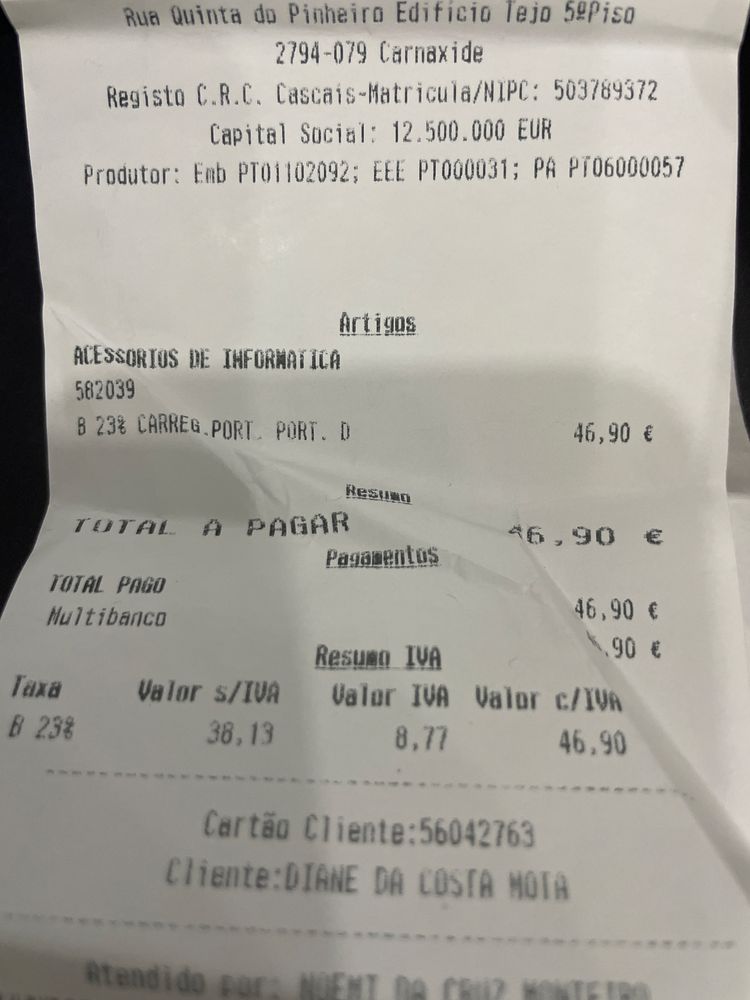 Carregador HP até 17”