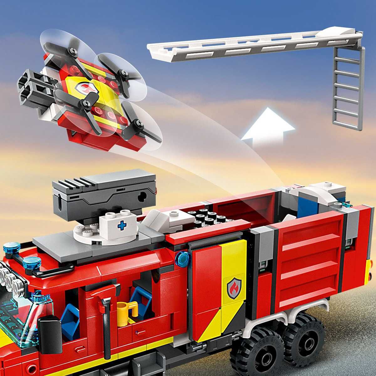 LEGO CITY 60374 TERENOWY POJAZD straży pożarnej klocki