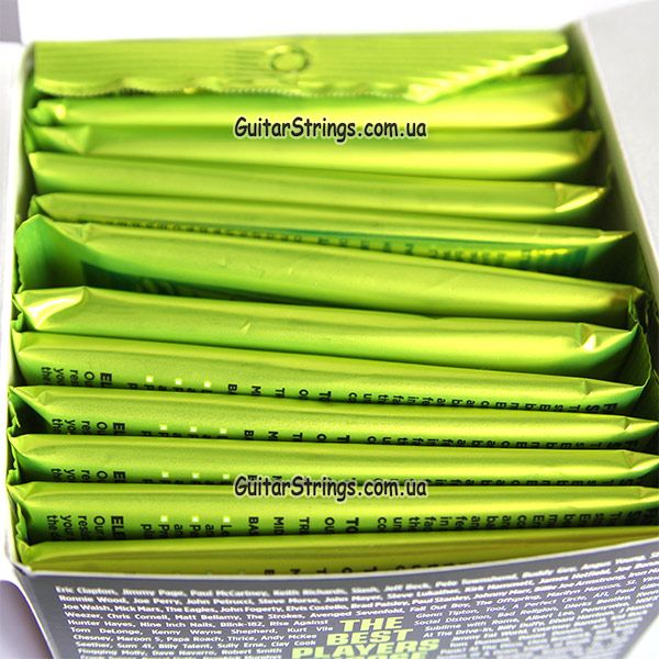 Струны Elixir, Ernie Ball, D'Addario, GHS, Martin, Savarez для гитары