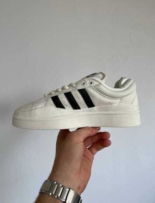 Женские кроссовки Adidas Campus x Bad Bunny White Black 36-42 адидас