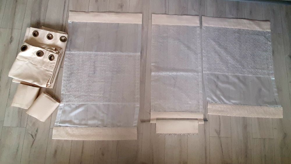 Zestaw firan panele, zasłony piękne!