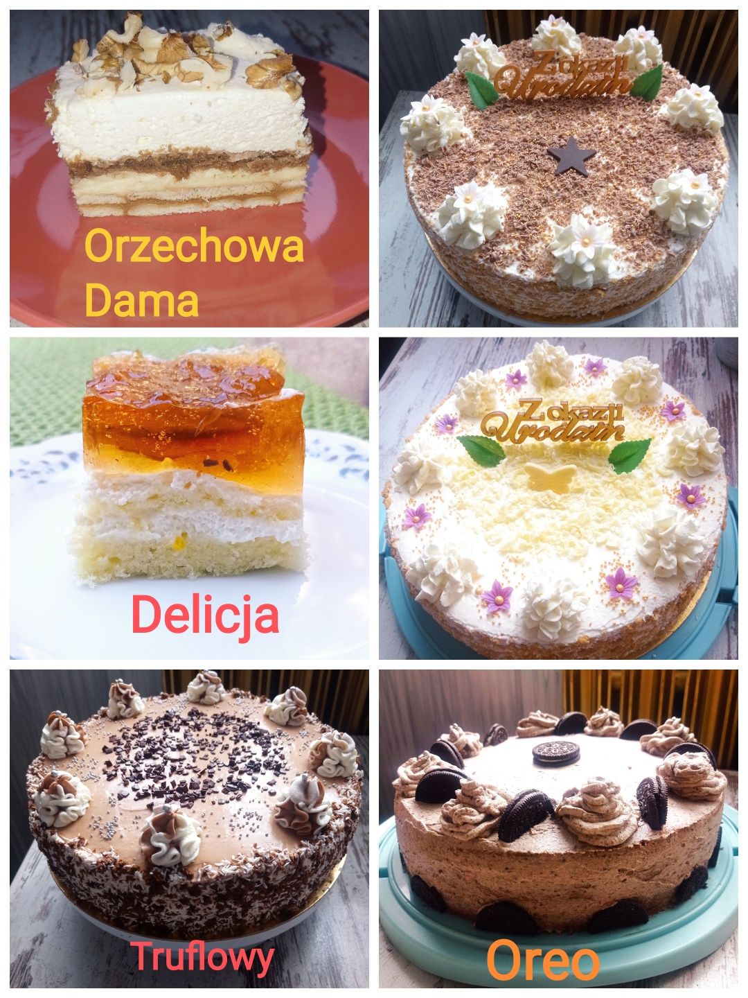 DOMOWE ciasta i torty/Dowóz