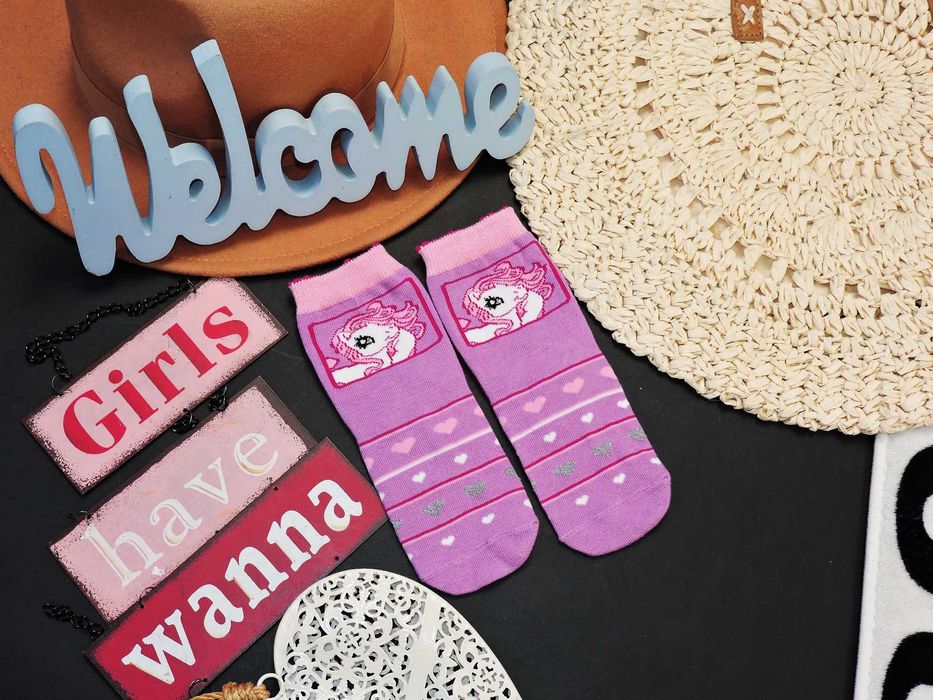 Hasbro - nowe skarpetki unicorn brokat r 23-26