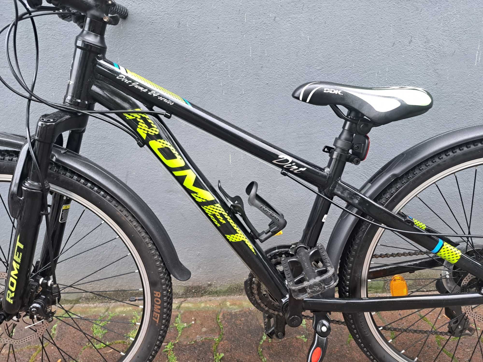 rower górski ROMET Junior Dirt koła 24" rama 13" alu