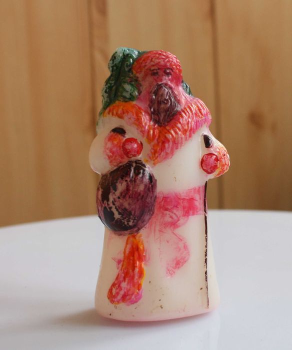 Дід мороз маленький пластмасовий СРСР Руденський з-д