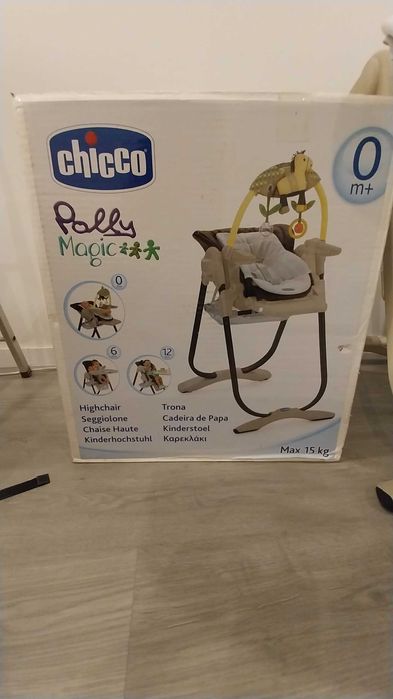 Cadeira refeição Chicco - Polly Magic 0m+ até 12m+