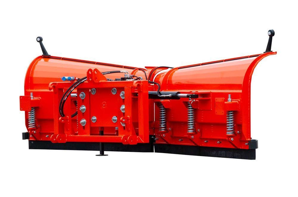 Pług komunalny składany Metal Technik do ładowarki ciągnika wózka MOC!