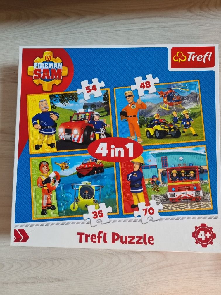 Puzzle Trefl Spider-Man i Strażak Sam + Gratisy!