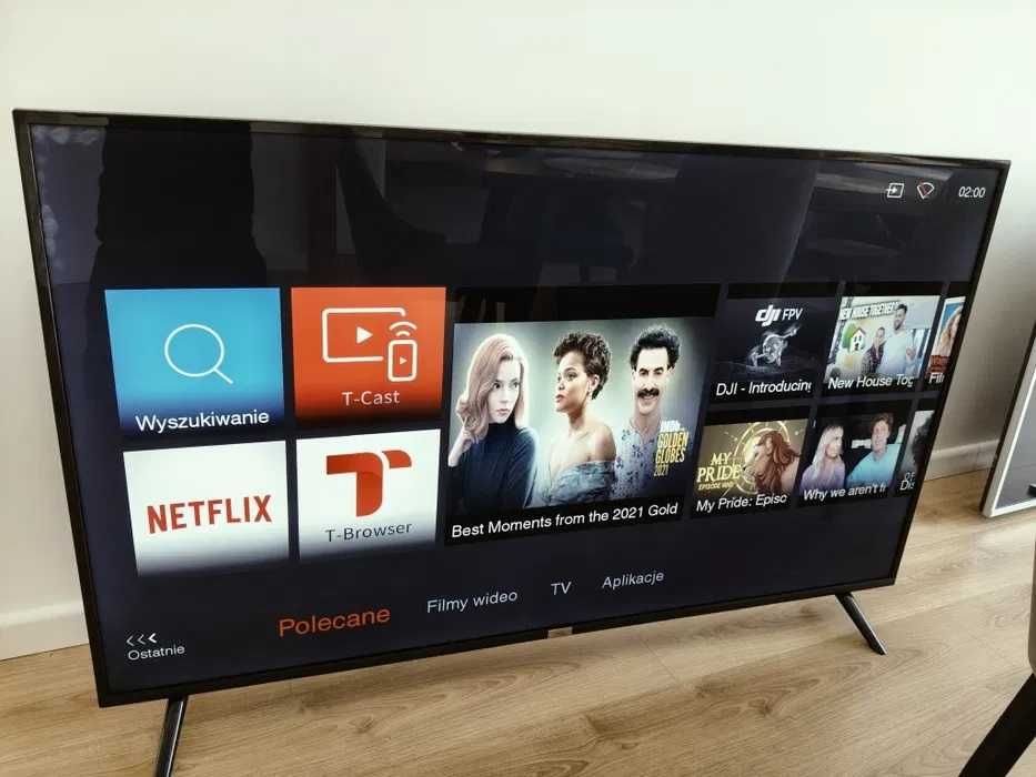 SMART TV TCL 40" Dostawa Gratis! Wi-Fi DVB-T2 HEVC AndroidTV
