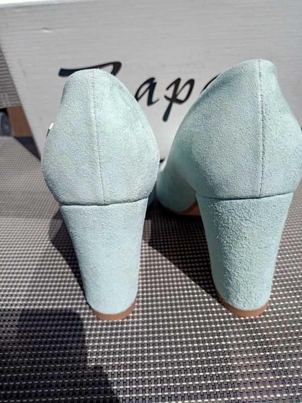 Czółenka zapato półbuty miętowe 37