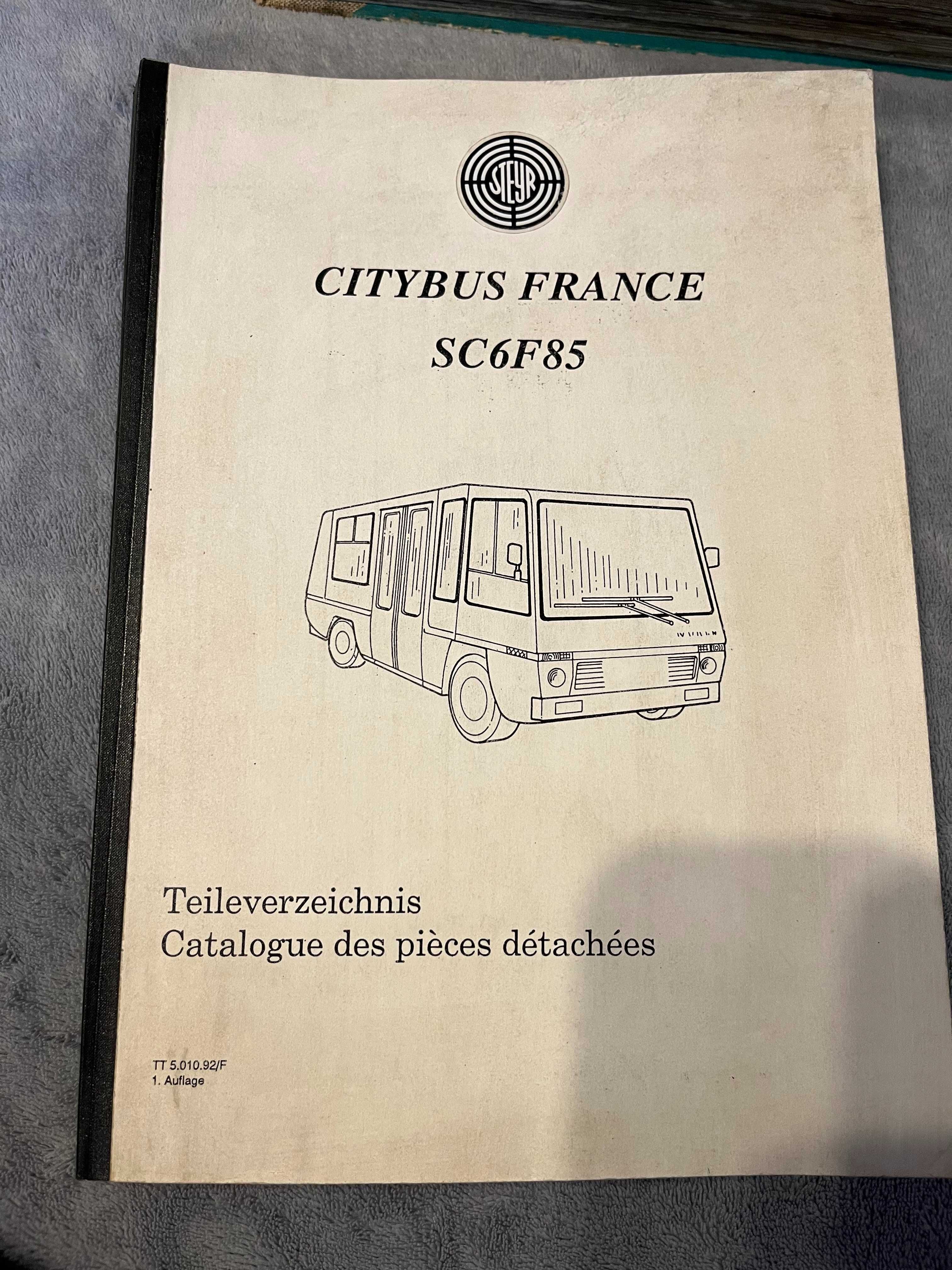 Katalog czesci Steyr Citybus France SC6F85