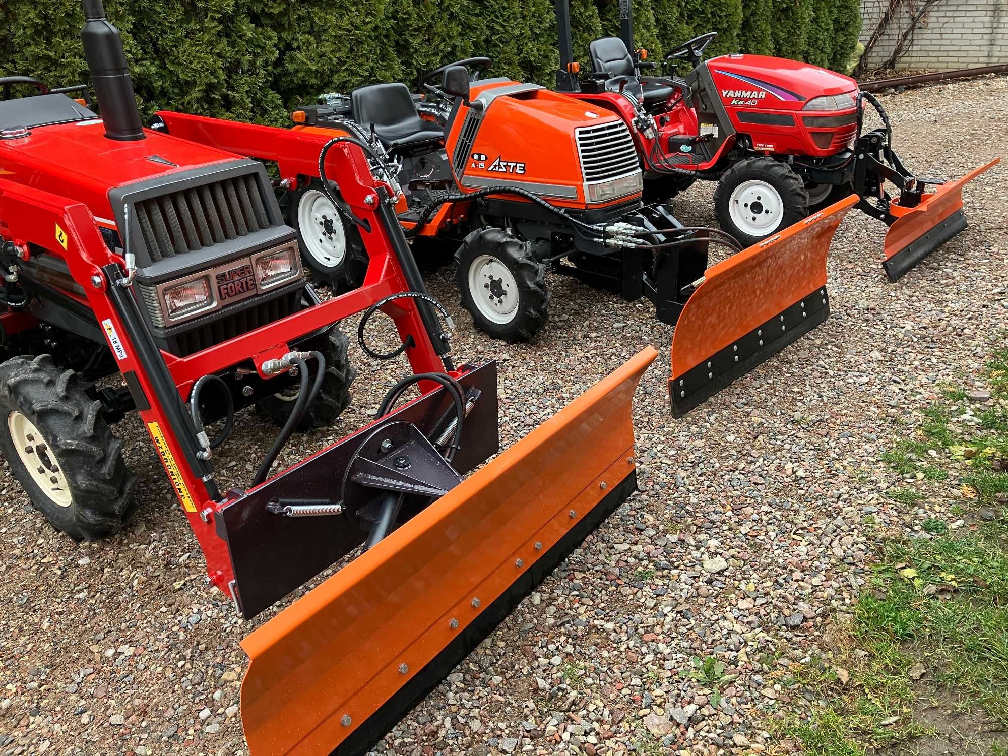 Mini Traktor Mitsubishi MMT 16 Glebogryzarka Iseki Yanmar Kubota