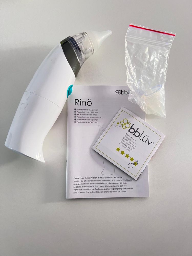 Aspirador nasal a pilhas para bebé Rinö bbluv