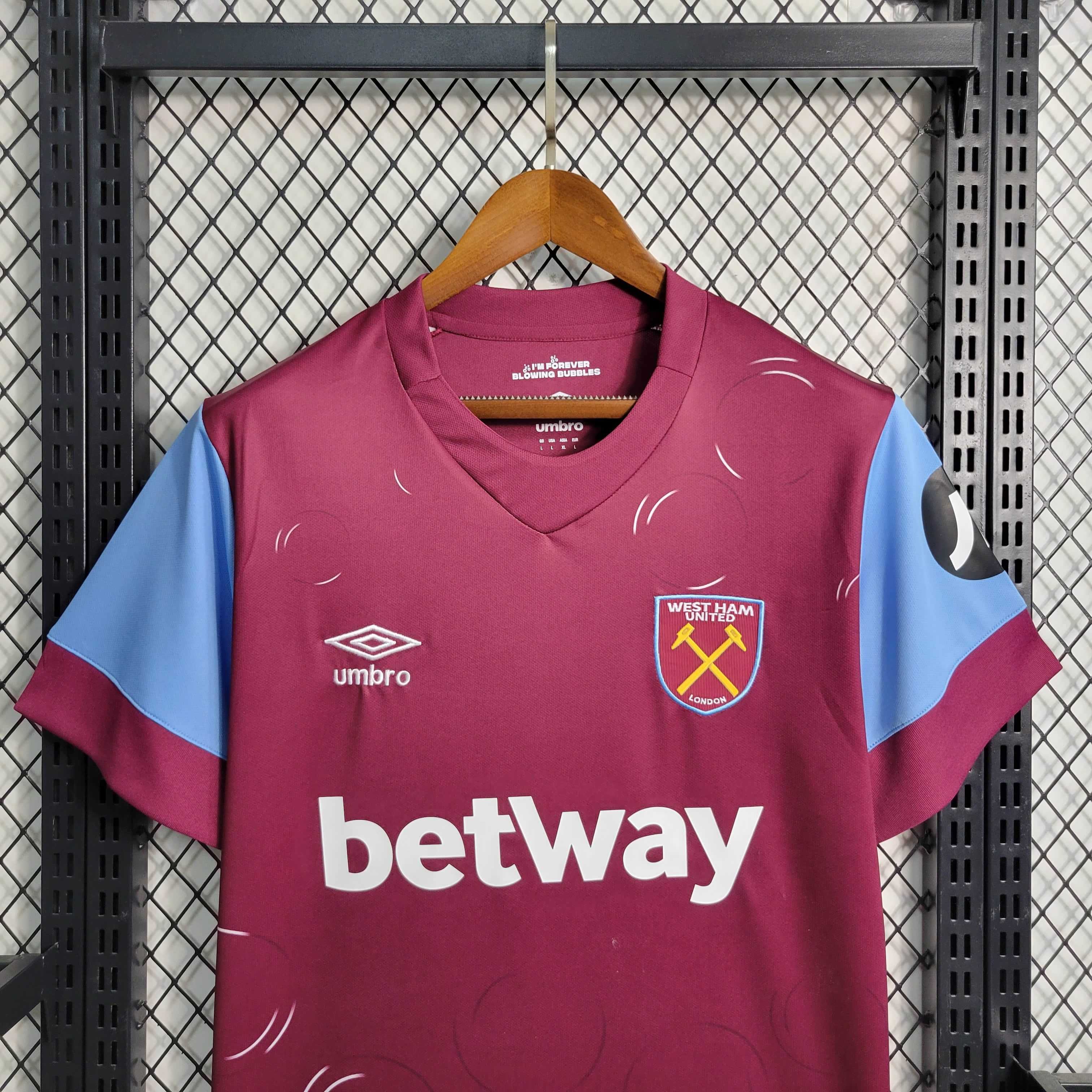 West Ham Home kit Jersey