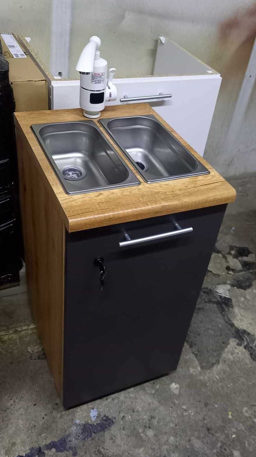 Mobilny kącik sanitarny 2 komorowy / Szafka gastro / Szafka sanepid