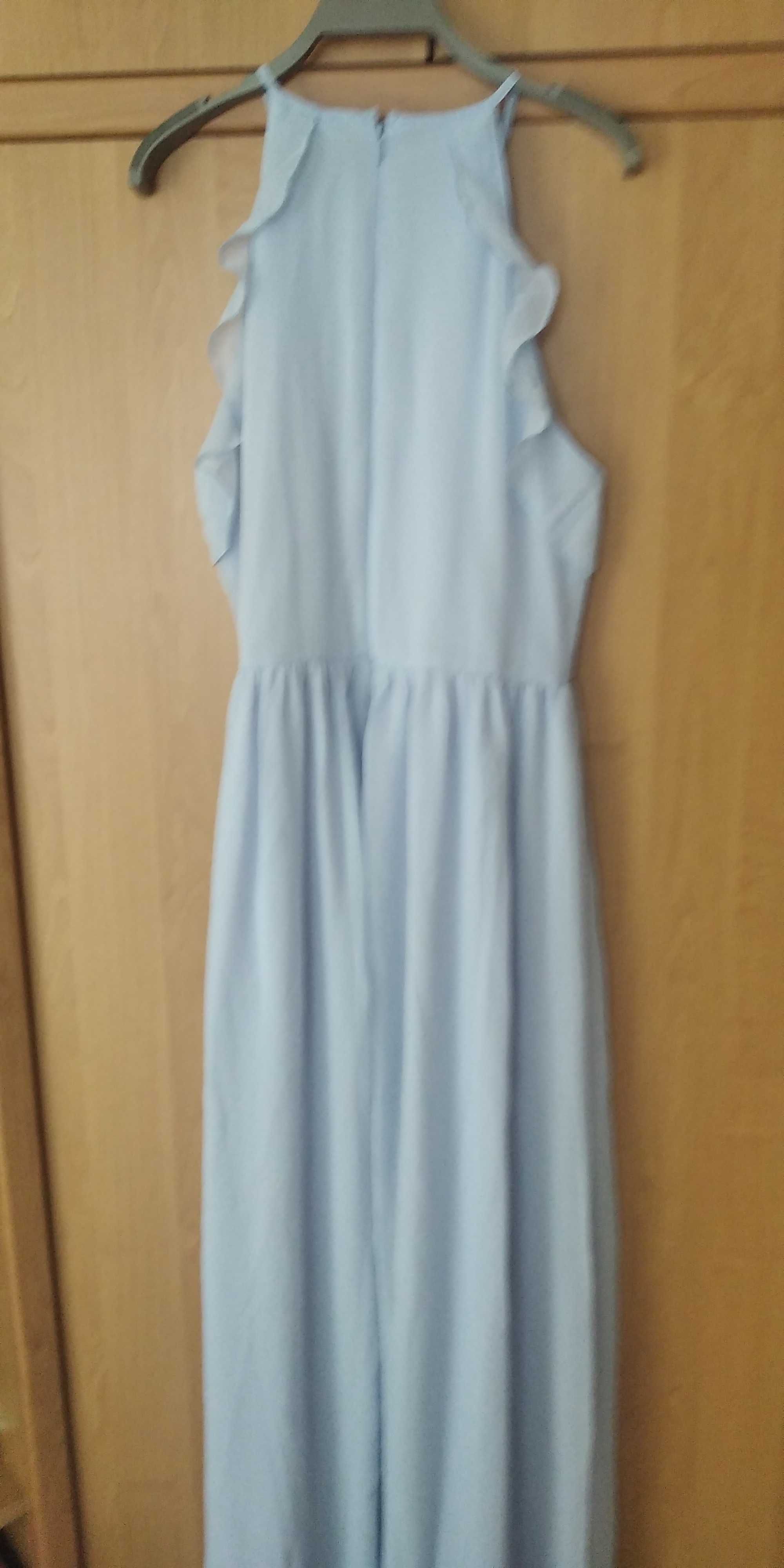 Sukienka maxi błękitna nowa