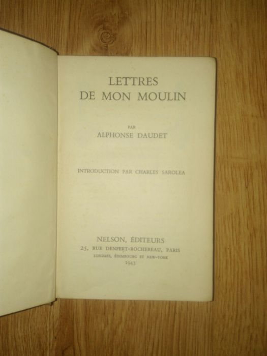 Listy z mojego młyna/ Lettres de mon Moulin 1943 rok