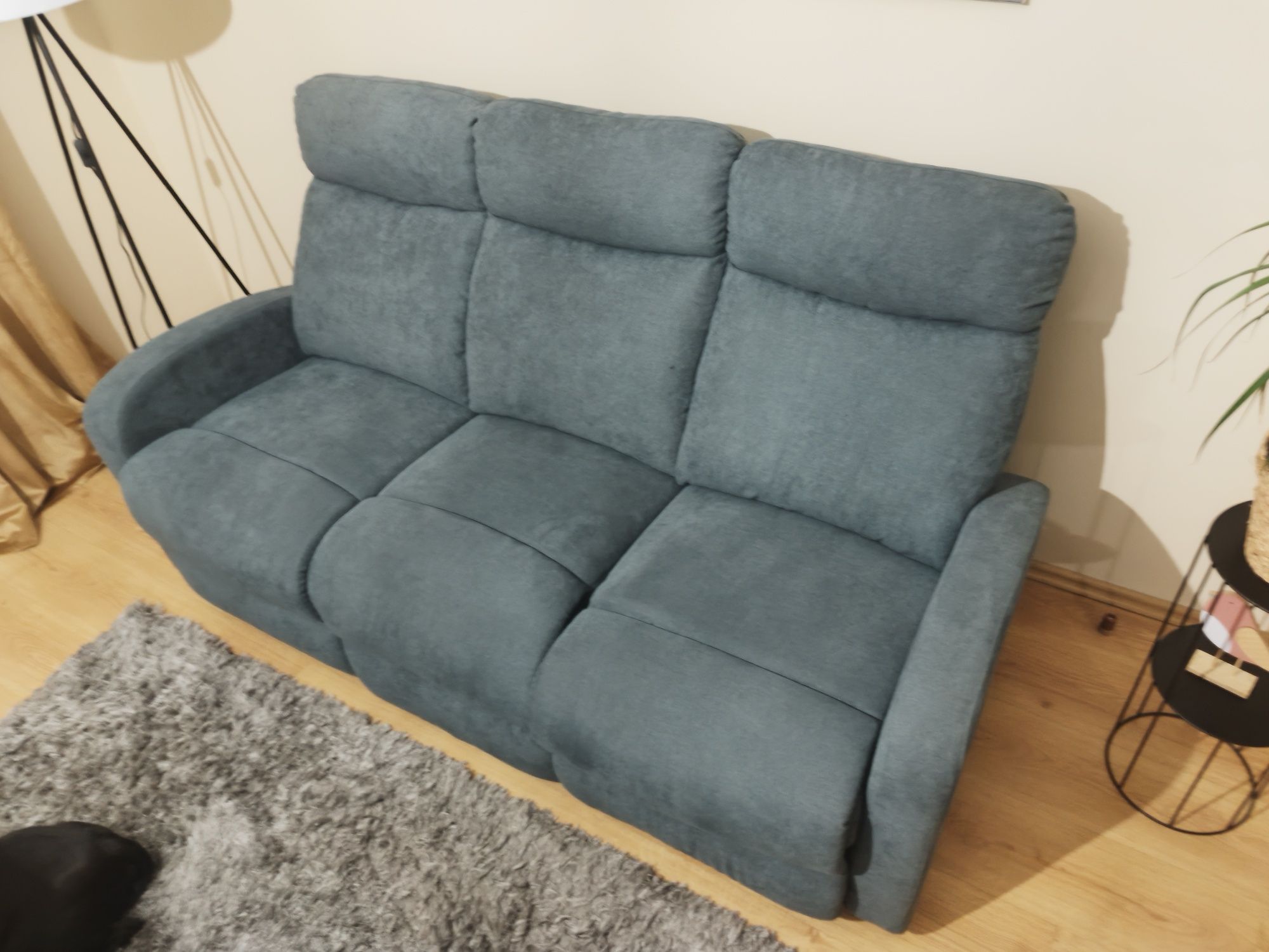 Sofa 3 osobowa szara