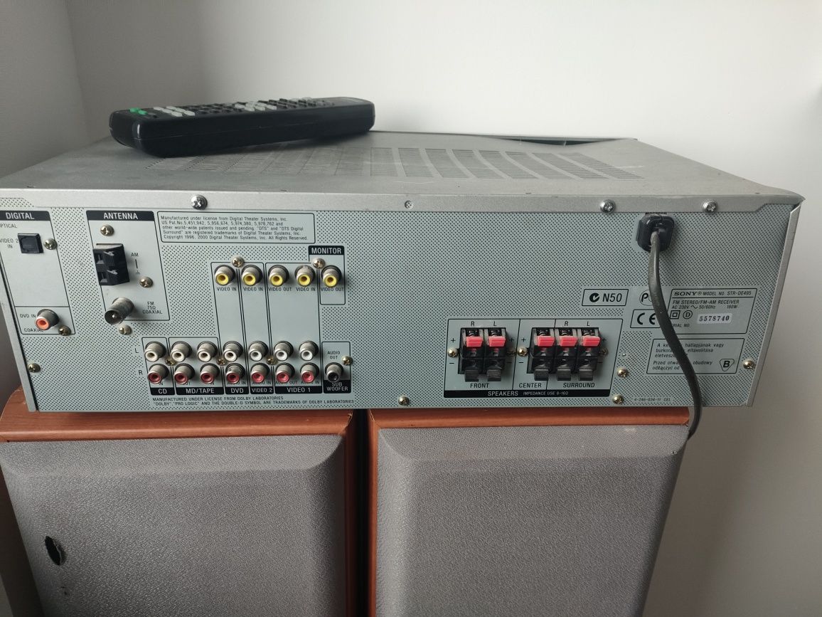 Amplituner Sony+5 głośników