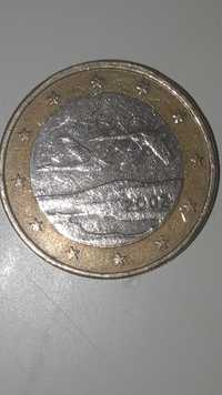 Moeda de 1 euro da Filandia 2002.