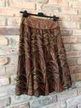Z zakładkami spódnica Boho Hippie Etno Folk retro vintage art