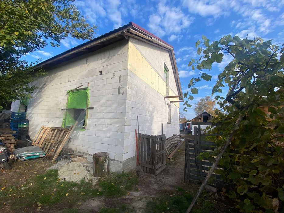 В.Олександрівка.Бориспільський р-н.Будинок55м2,недобудова160м2,28соток