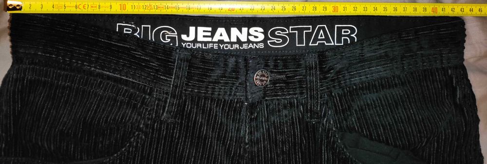 Spodnie męskie BIG STAR COLT CORD sztruksy gruby wzór rozmiar 33/30