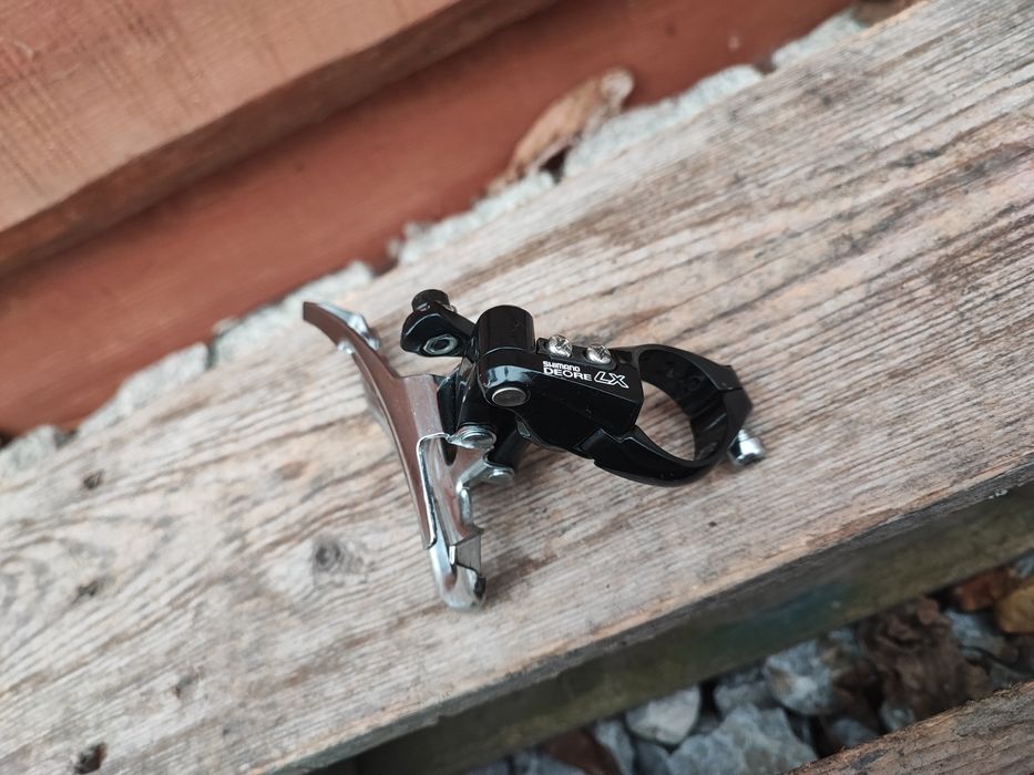 Przednia przerzutka rowerowa Shimano Deore LX M563 28.6 Retro MTB