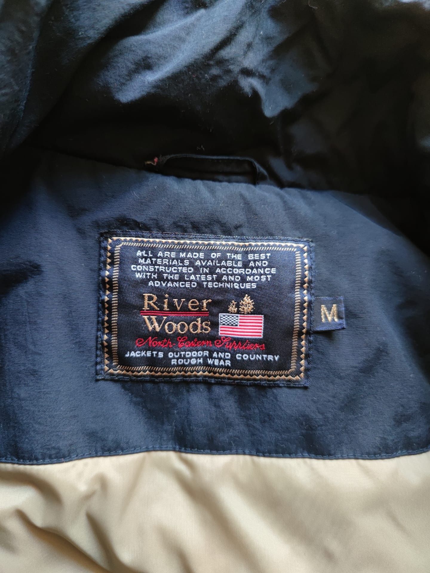 Casaco de homem em cor azul, da marca River Woods.