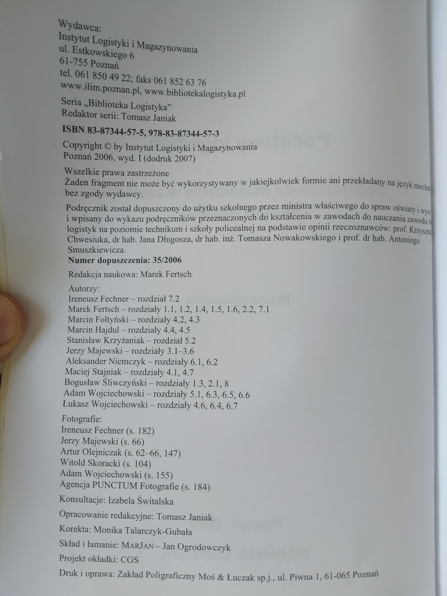 Zestaw podręczników do logistyki