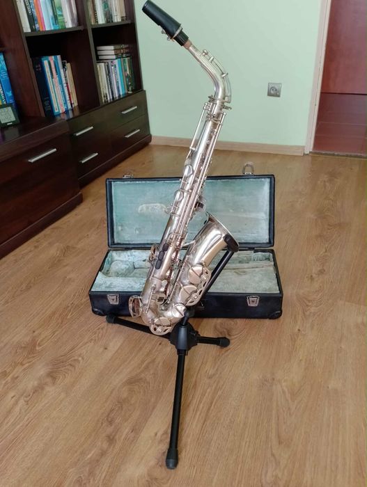 Saksofon Altowy AMATI KRASLICE DELUXE, futerał, stojak.