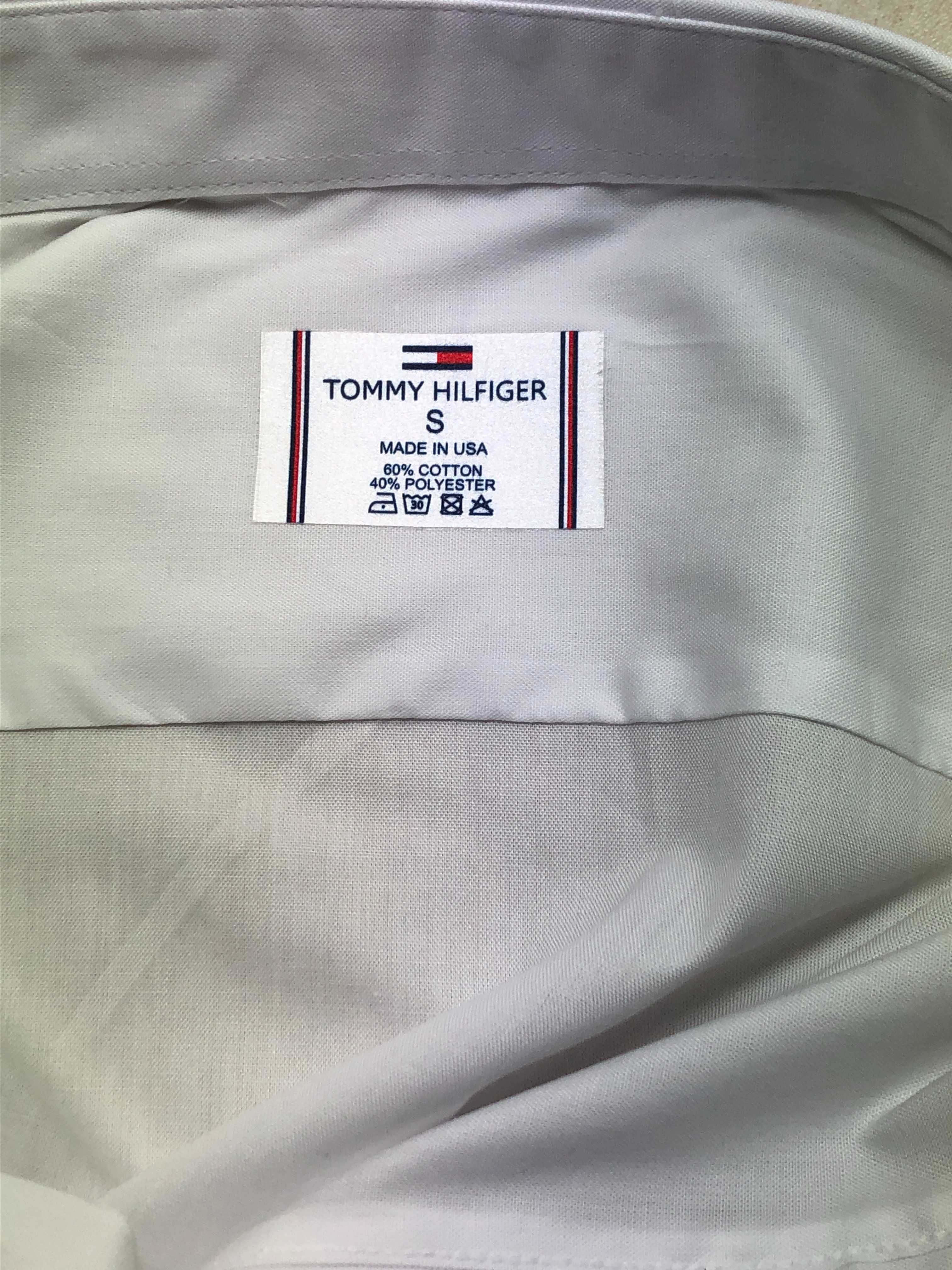 Tommy Hilfiger koszula męska z krótkim rękawem biała S