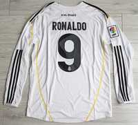 Koszulka REAL MADRYT Home Retro 09/10 ADIDAS #9 Ronaldo, roz. L