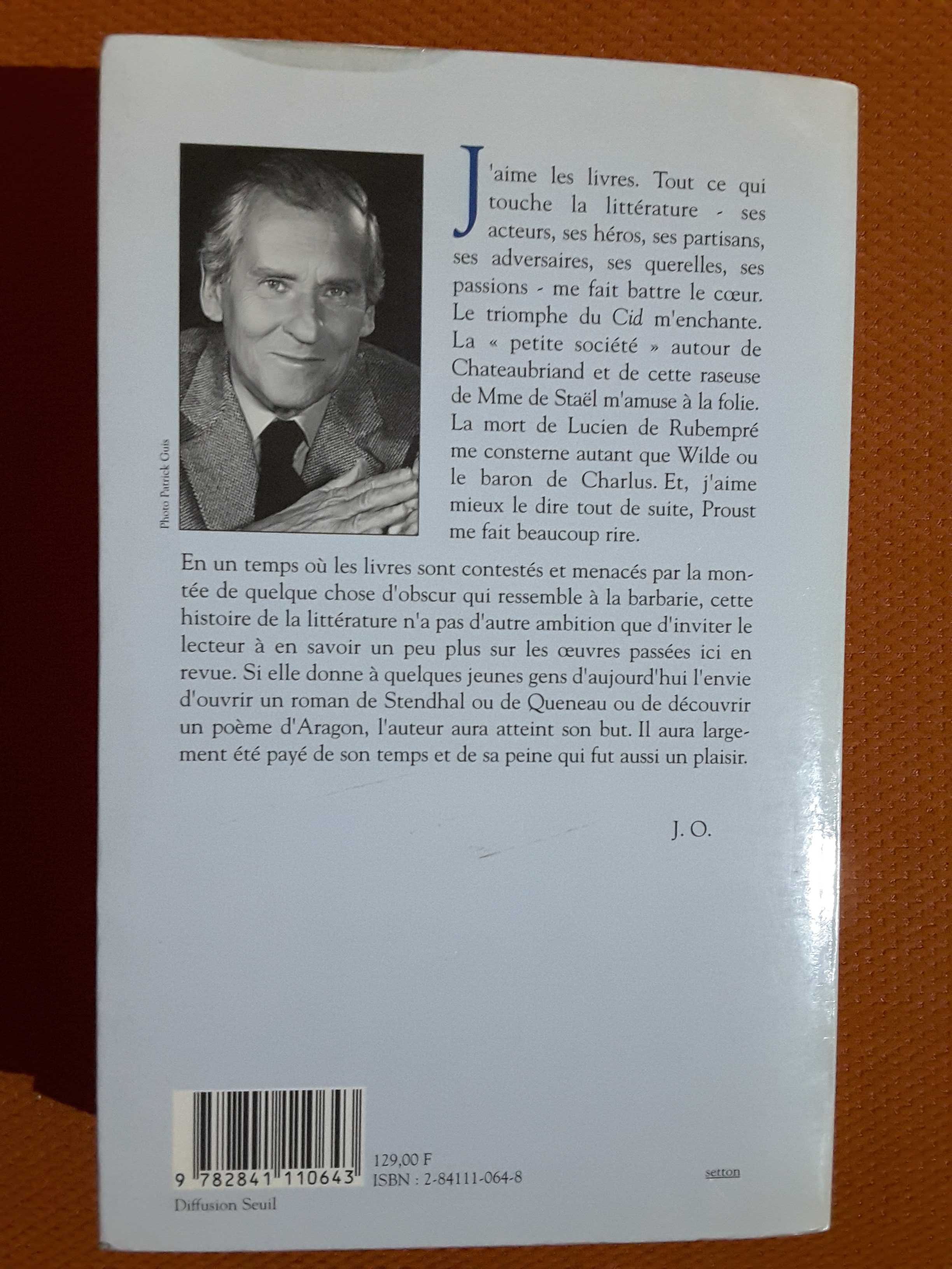 Histoire de la Littérature Française/ Philip Roth/ Neal Stephenson